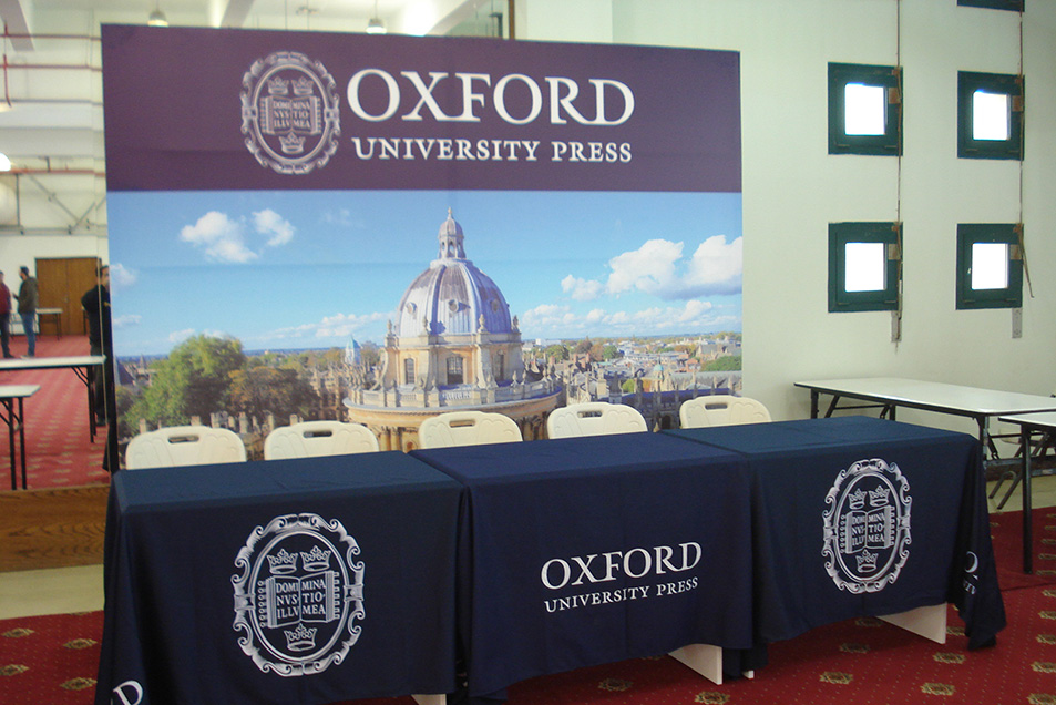 Oxford University's backdrop